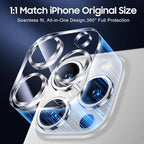 UniqueMe Compatible for 3 Pack iPhone 15 Pro/iPhone 15 Pro Max Camera Lens - Image 6