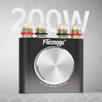 Facmogu M6 200W Mini Bluetooth 5.0 Audio Power Amplifier, 100Wx2 Dual Channel - Image 3