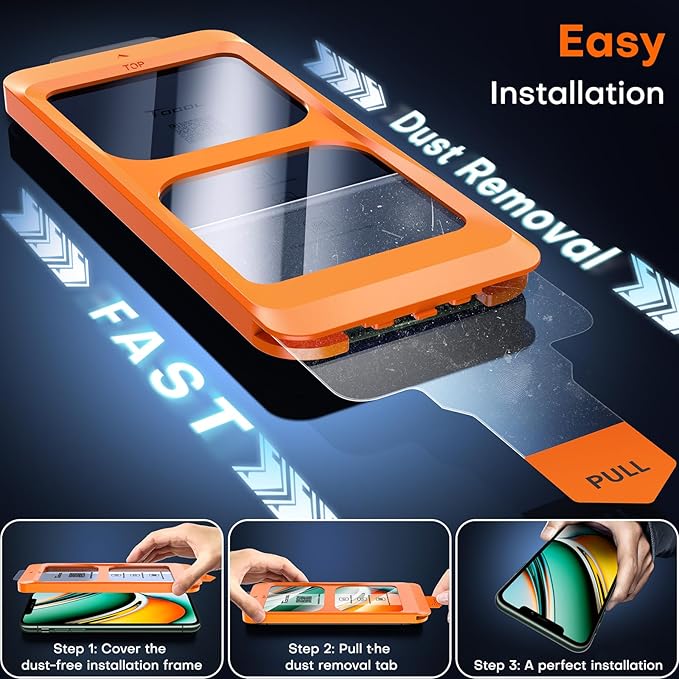 TOCOL for iPhone 11 Pro/iPhone XS/iPhone X Screen Protector 9H Hardness - Image 3
