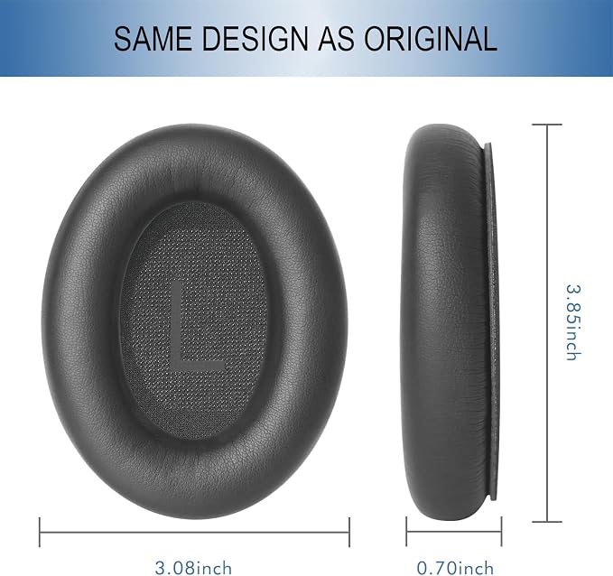 GEVO Replacement Ear Pads for Bose QC45, Ear Cushions for Bose QuietComfort 45 - Image 8