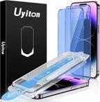 Uyiton Anti-Blue Light for iPhone 14 Pro Max Screen Protector by Uyiton