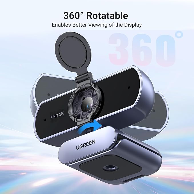 UGREEN 2K Webcam, Full HD 1080P Webcam - Image 8