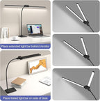 EppieBasic Led Desk Lamp, 24W 31.5IN Architect Double Head Desk Lamps - Image 2