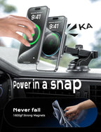 CHGeek for 15W Magsafe Car Mount Charger, iPhone Wireless Car Charger Magnetic - Image 6