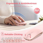 TECKNET Wireless Mouse, Rechargeable Slim Portable Silent Computer Mouse - Image 5