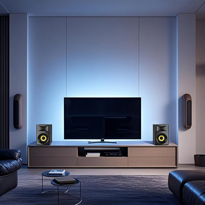 SW205 4" Bookshelf Speakers | Immersive HiFi Audio - Image 9