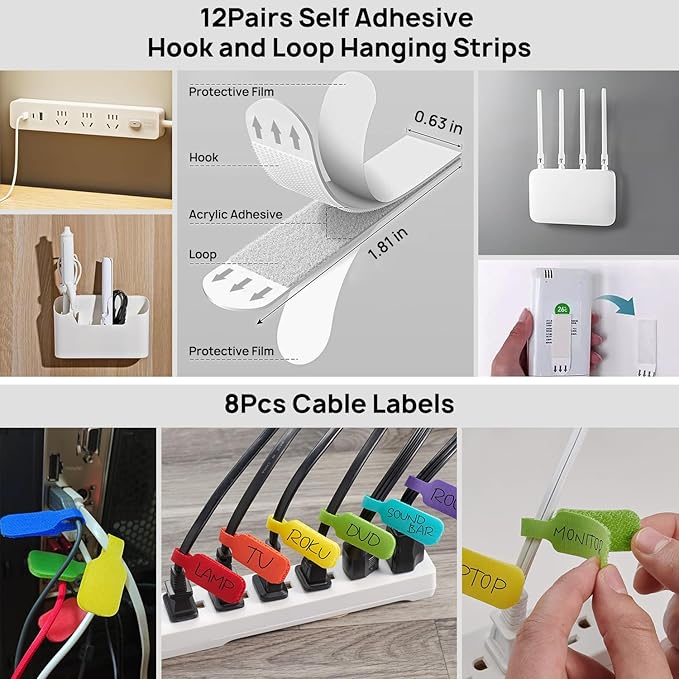 193 PCS Cable Management Kit - Image 5