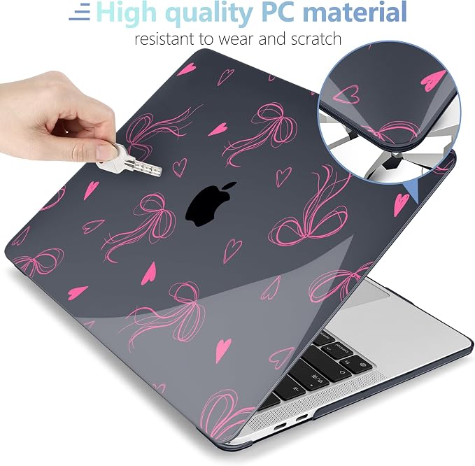 MEEgoodo Case for MacBook Pro 13 inch Case 2022 2021 2020 New A2338 M2/M1 A2251 - Image 3