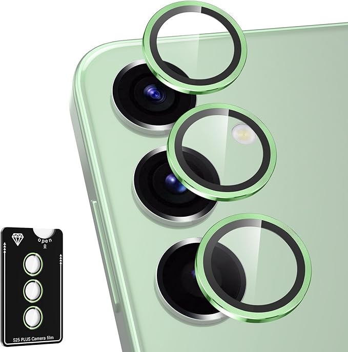 for Samsung Galaxy S25 Plus Camera Lens Protector, Individual Metal Ring by Btscase