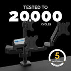Fellowes Platinum Series Triple Monitor Arm - Image 7