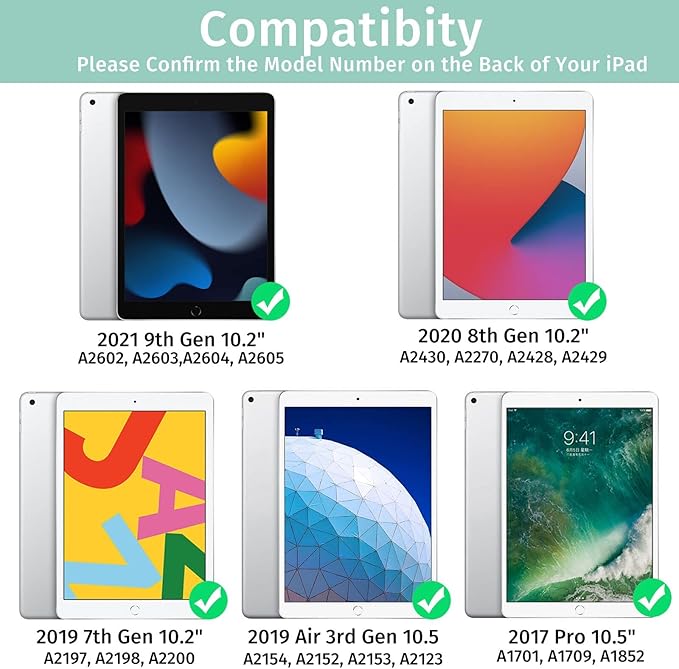 OYEEICE Keyboard Case for iPad 9th Generation - Image 2