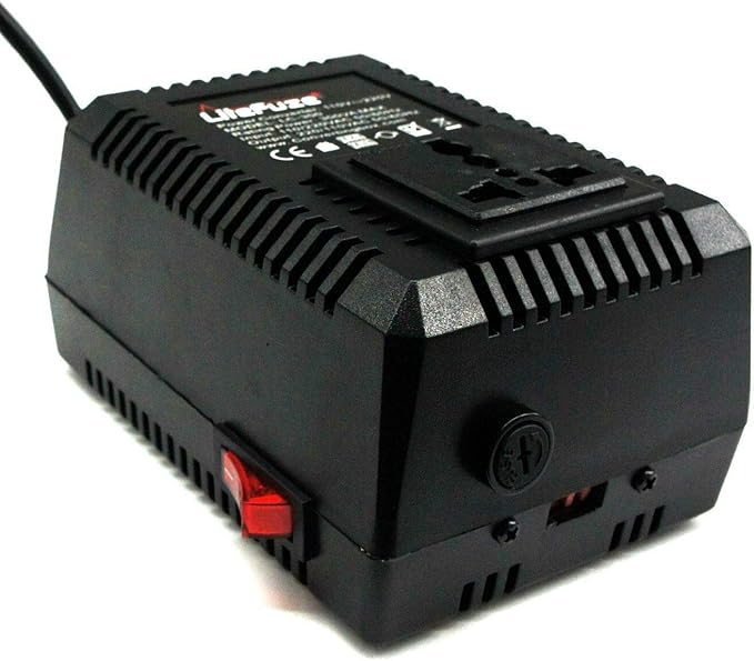 LiteFuze 300 Watt Step Up/Step Down Travel Voltage Converter, 220/110v to - Image 2