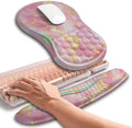 Hokafenle 2in1 Combination, Wave Keyboard Wrist Rest and Ergonomic Curvature by Hokafenle