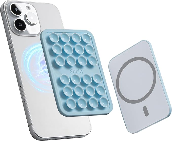 SUCKY Magnetic Suction Cell Phone Grip by Sucky
