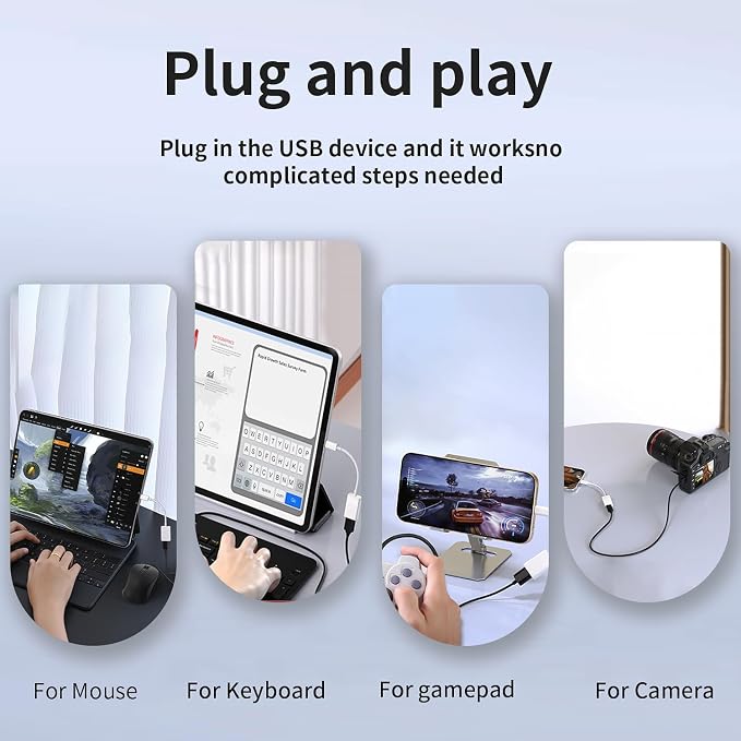USB C to USB 3.0 Adapter 2 Pack, USB C Male to USB Female OTG Cable - Image 6