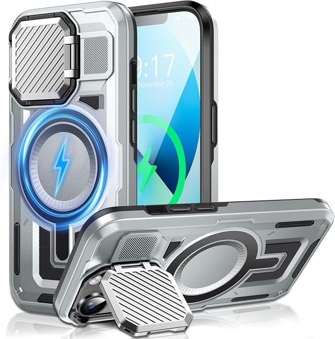 Camera Stand Case for iPhone 14 Plus, 2024 Version Military Grade Protective by Unknown