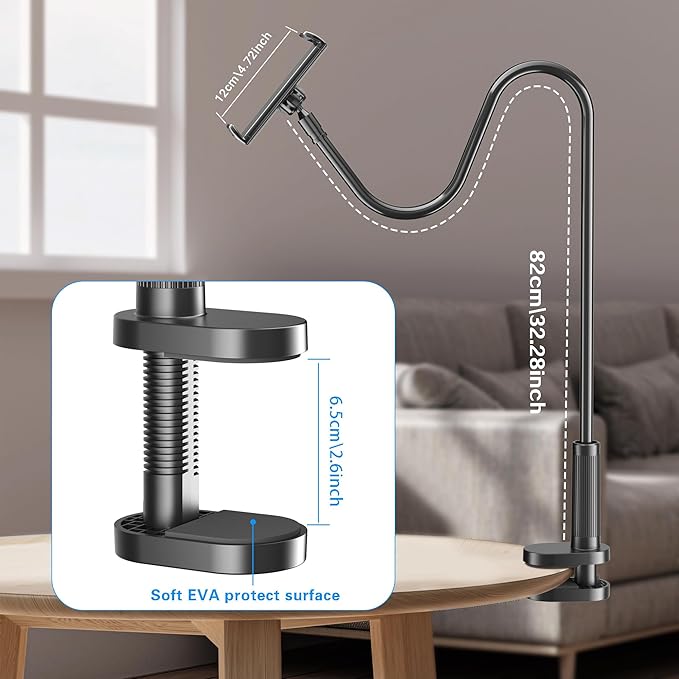 Gooseneck Tablet Holder for Kindle Reading in Bed - Image 7