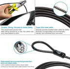 I3C Laptop Lock Cable 6ft Cut-Resistant Security Cable - Image 6