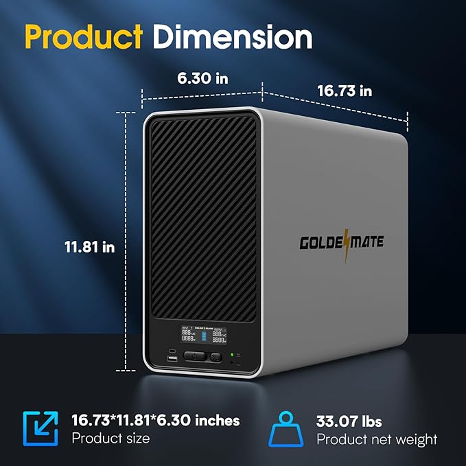 1500VA/1200W Lithium UPS Battery Backup and Surge Protector, Backup Battery - Image 6