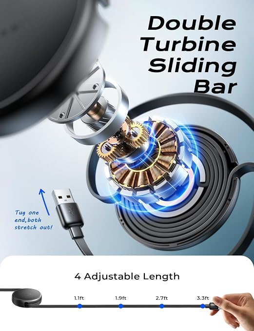 LISEN Multi Charging Cable, 3 in 1 Charging Cable, Retractable Car Charger - Image 8