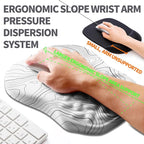 Ergonomic Slope Mouse Pad Wrist Support, Wrist Rest Mousepad - Image 2