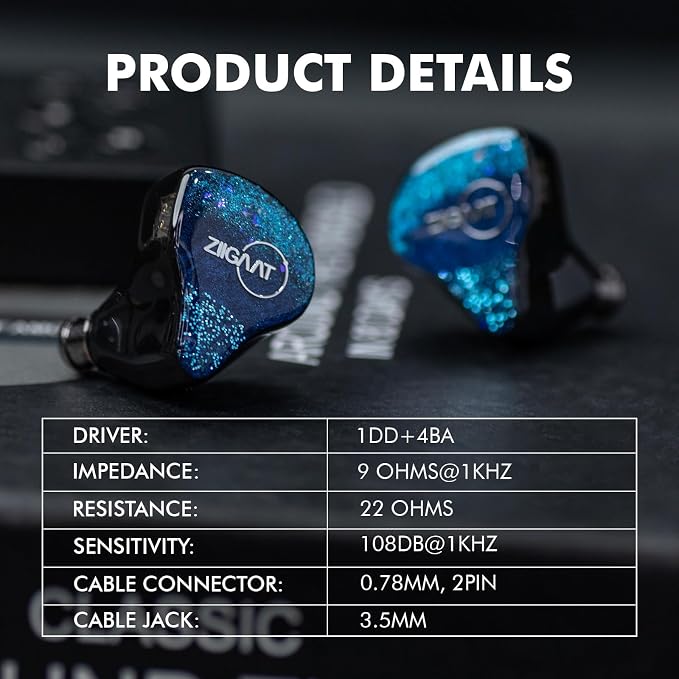 Linsoul ZiiGaat x Fresh Reviews Arete in Ear Monitor, 1DD+4BA Hybrid Earphone - Image 7