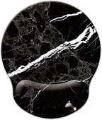 Mouse Pad with Wrist Support, Ergonomic Mouse Pad with Memory Foam Wrist Rest by LIZPARE
