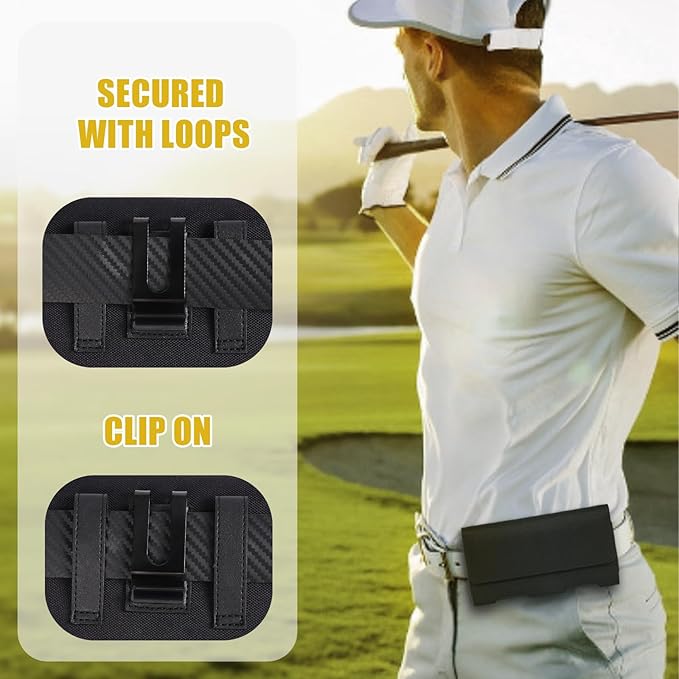 for iPhone 17 Pro Max Holster, BECPLT Nylon Holster Pouch Belt Clip Case and - Image 6