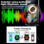 Wireless Car Charger, Cell Phone Car Mount 15W Fast Charging Auto Clamping - Image 16