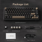 RK ROYAL KLUDGE M75 Wireless Mechanical Keyboard 2.4Ghz/BT5.1/USB-C Gaming - Image 9