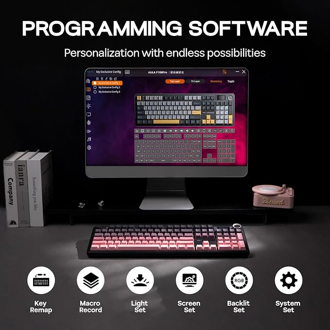 EPOMAKER X Aula F108 PRO Wireless Gaming Keyboard - Image 7