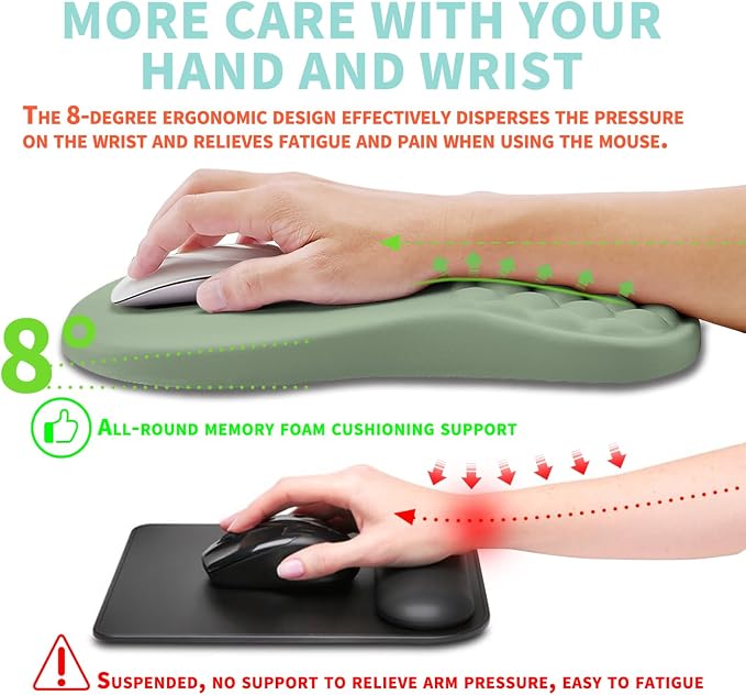 Ergonomic Mouse Pad Wrist Support - Image 4