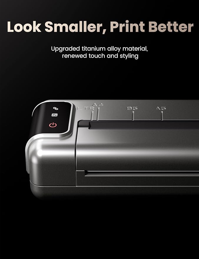 Phomemo Upgraded Q302 Portable Printer, Ultra-High 300dpi Inkless Printer - Image 2