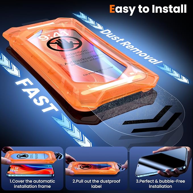 UniqueMe for iPhone 12 Pro Max Screen Protector - Image 2