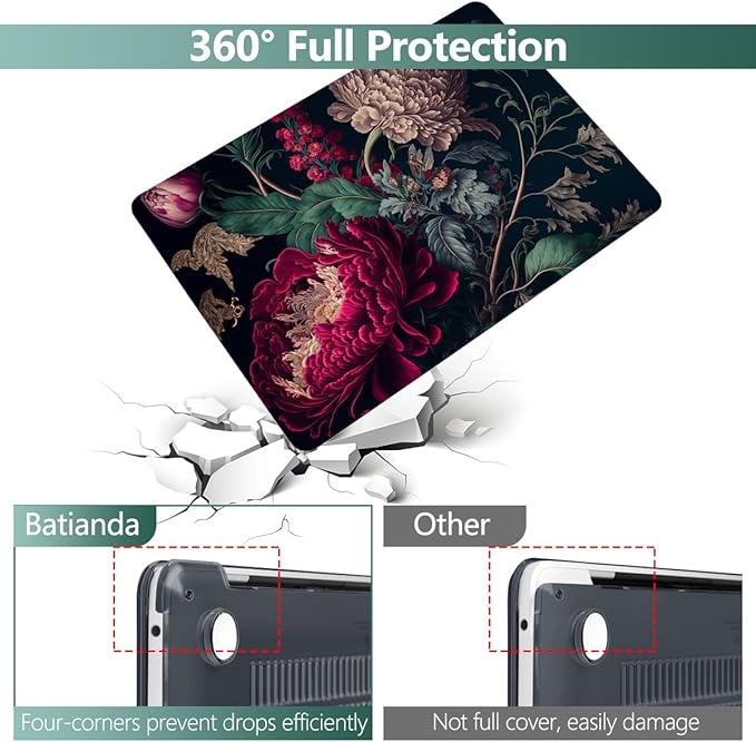 Batianda Design Case for M1 MacBook Air 13 Inch Model A2337 A2179 A1932 2021 - Image 6