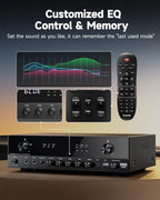 Donner Stereo Audio Amplifier, 600W Peak 2 Channel Receiver - Image 6