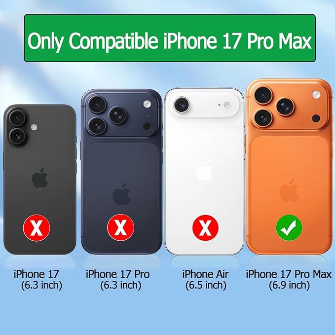 Battery Case for iPhone 17 Pro Max, 12000mAh Rechargeable Portable Charging Case - Image 2