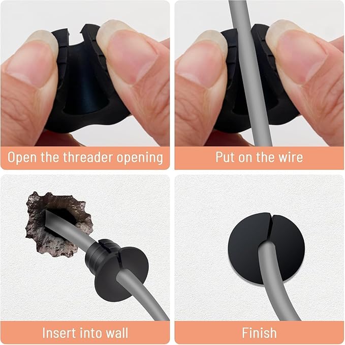 Cable Routing Kit for Starlink for 3/4 inch Wall Hole 10 Pcs, Starlink - Image 3