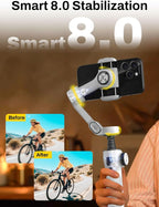 Gimbal Stabilizer for iPhone & Android, 3-Axis Phone Gimbal - Image 2