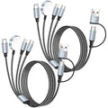 Travel Essentials 4 in 2 Multi Charging Cable by MPATIBY