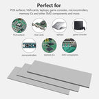 UCEC 30PCS Thermal Pads GPU, 2.6 x 0.8 Inch Reusable Silicone CPU Thermal Pad - Image 4