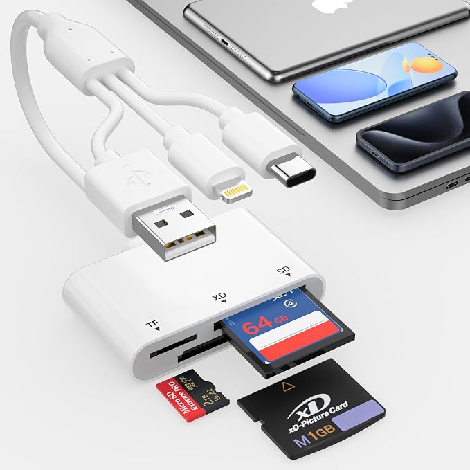 XD Card Reader, SD Card Reader for iPhone by BawanfaPlus