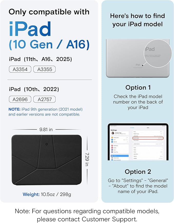 MOFT Dynamic Folio Case for iPad A16 11th Generation 2025 & iPad 10th - Image 2