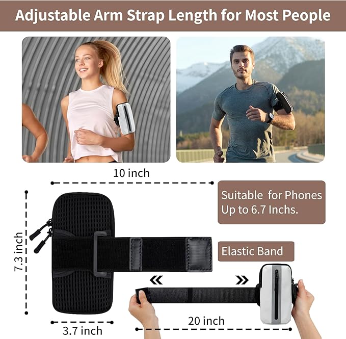 Running Phone Holder Armband, iPhone Arm Bands - Image 2