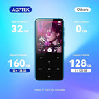 AGPTEK 32GB MP3 Player with Bluetooth, M3 2.4 inch Music Player with Speaker - Image 6