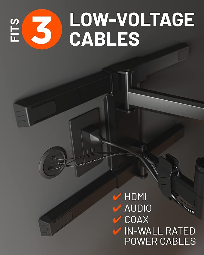 ECHOGEAR Wall Cable Hiders for Cable Management - Image 3
