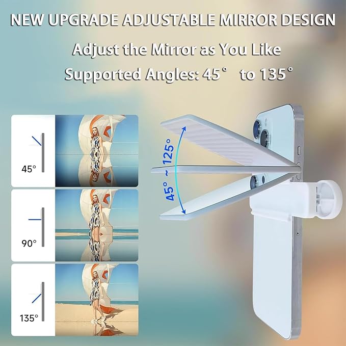 2025 New Upgrade Adjustable Smartphone Camera Mirror Reflection Clip Kit - Image 2