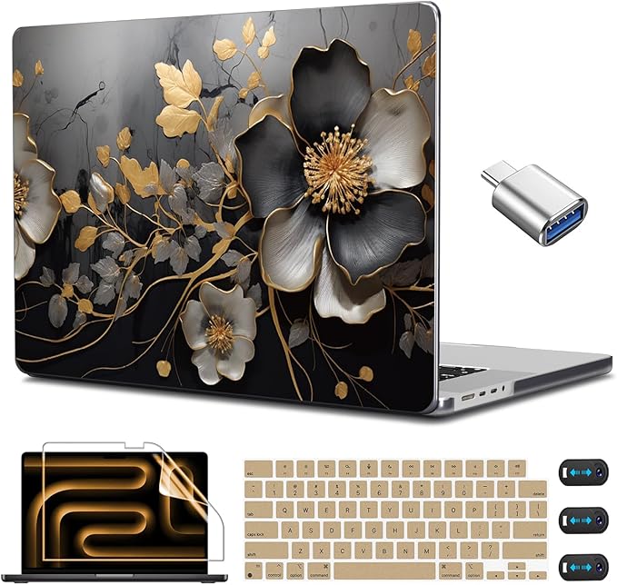 CISSOOK for MacBook Pro 14 inch Case 2024 2023 2022 2021 Release M4 A3401 A3112 by CISSOOK