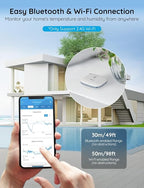 Govee WiFi Thermometer Hygrometer H5179, Smart Humidity Temperature Sensor - Image 2