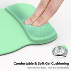 TECKNET Gel Mouse Pad with Wrist Rest, Ergonomic Office Mousepad with Wrist - Image 3